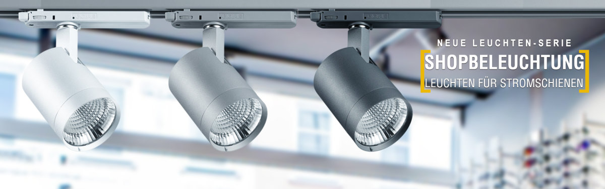 Shopbeleuchtung für 3-Phasen Stromschienen