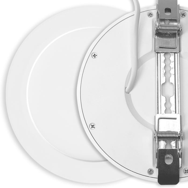 LED Halbeinbau-/Aufbaupanel Clip on Magnet 12W 840 (Weiß) Weiß