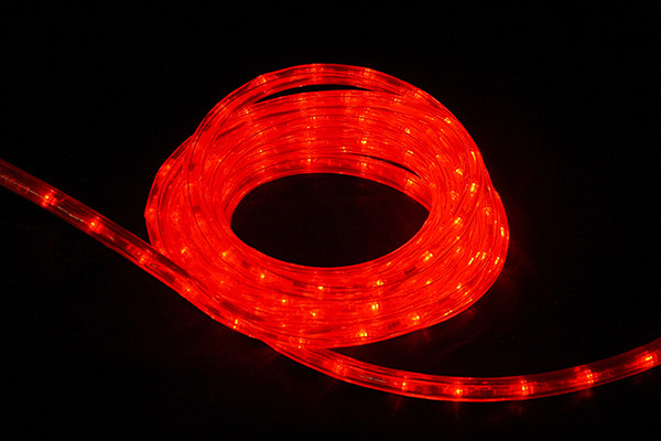 LED Rope Light 45 Meter-Rolle anschlußfertig rot