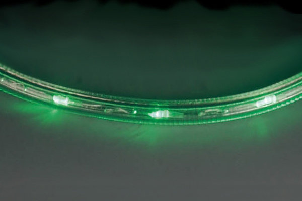 LED Rope Light "1 Meter" 30 Brennstellen grün anschlussfertig konfektioniert, Preis je Meter