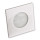 LED Wandeinbaustrahler LARA 1W 930 quadratisch weiß für Schalterdosen
