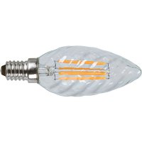 Filament LED Kerze gedreht 4,2W 827 (Warmton-extra) E14...