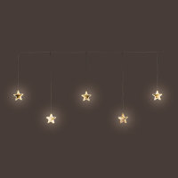 Advent LED Sternen-Kette verspiegelt 1,6W 1,2m warmweiß***
