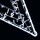 QuickFix LED Motiv "Libra Star" 115cm 35W weiß Mast-/Wandmontage