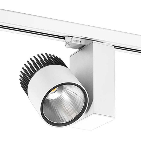 LED Strahler LUMISTAR P3 28W 930 (Warmweiß) 24° Weiß/Schwarz***