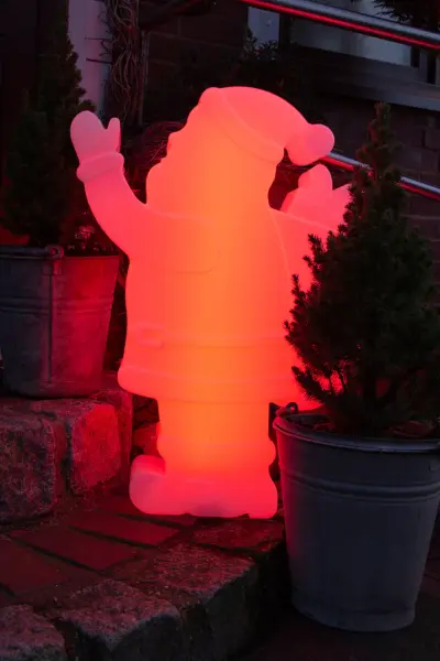 LED Weihnachtsmann "Shining Santa" 78cm RGB inkl. Fernbedienung