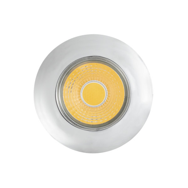 LED Downlight "A 5068 T Flat" 8W 930 (Warmweiß) Chrom IP44 dimmbar