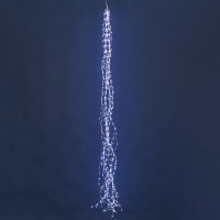 Advent Deko LED-Wasserfall &quot;Cascata&quot; 3W 2,2m weiss