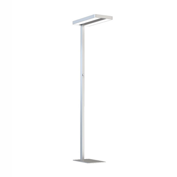 LED Stehleuchte "OFFICE I" Up/Down 80W 840 (Weiß) Silber dimmbar
