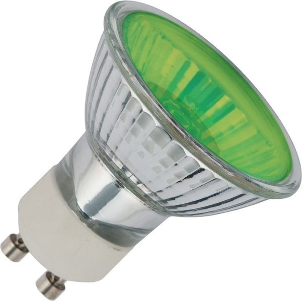 Halogen Kaltlichtspiegellampe PAR16 50W 50° Grün GU10 dimmbar***