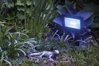 LED Color Erdspieß-Strahler Outdoor Gartenstrahler 10W 830+RGB schwarz inkl. 3m Kabel + Fernbedienung