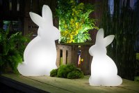 Shining Rabbit 50 Gartenleuchte Warmweiß + RGB