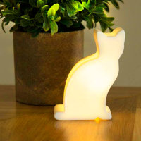 Shining Cat Micro LED Warmweiß inklusive Li-Ion...