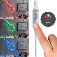 LED Strip "Neon Colorflex" USB Anschluß