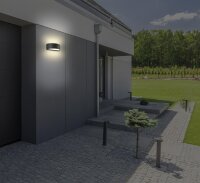 LED Wandleuchte "Aysel" 2x5W 830...
