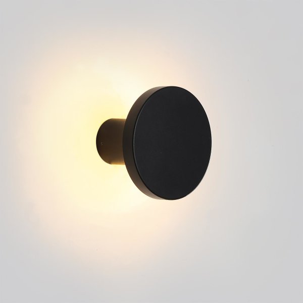 LED Wandleuchte "Corvus" 7,5W 830 (Warmweiß) Schwarz