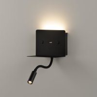 USB LED Wand- und Leseleuchte "Calma" mit Schalter + USB-C + USB-A Ladebuchse