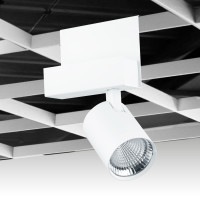 LED Strahler Shopstrahler "Cup R" 23W für Rasterdecken inkl. 3m Zuleitung