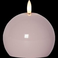 LED Kugelwachskerze "Flamme Shine" 9,5cm...
