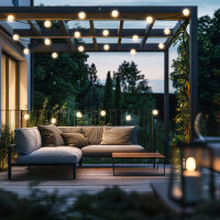 LED Lichterkette "Glowing Elegance" 20 Kugeln...