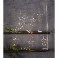 LED Lichterkette "Angela" 8 Engel 175cm...