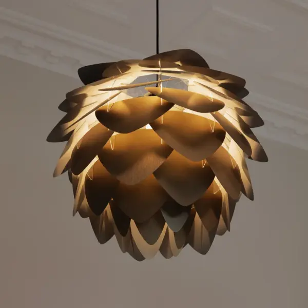 Pendelleuchte "Aluvia" 59cm x 48cm Bronze gebürstet ohne Aufhängung + Leuchtmittel