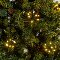LED Lichterkette "Lichtsträuße" 16m...