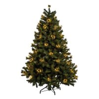LED Lichterkette "Lichtsträuße" 16m 6W Warmweiß inkl. Timerfunktion + 8 Lichtprogramme + Trafo