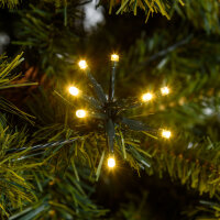 LED Lichterkette "Lichtsträuße" 16m 6W Warmweiß inkl. Timerfunktion + 8 Lichtprogramme + Trafo