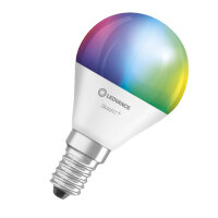 Smart+ WiFi Tropfenlampe P40 4,9W RGBW (Multicolor) E14