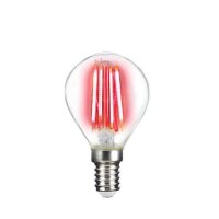 LED Deco Tropfenlampen Filament P45 E14 Glas bunt